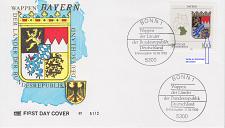 Buy GERMANY BUND [1992] MiNr 1587 F8 ( FDC ) [01] Plattenfehler