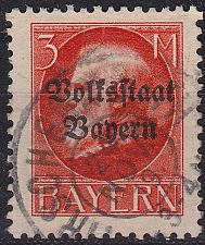Buy GERMANY Bayern Bavaria [1919] MiNr 0130 II A ( O/used ) [02]