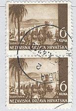 Buy Croatia Croatia 40 Dubrovnik Castle 1941 Used V Pair 2 (BP91602)