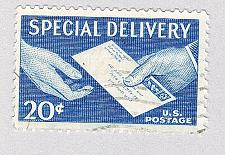 Buy US E20 Used Special Delivery Hands and Letter 1 1954 (BP85317)
