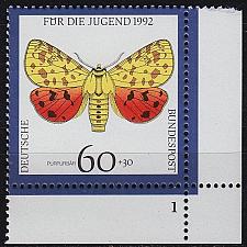 Buy GERMANY BUND [1992] MiNr 1602 ( **/mnh ) [01] Schmetterlinge FormNr
