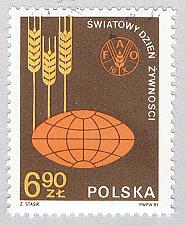 Buy Poland 2487 Used World Food Day 1981 (BP85201)