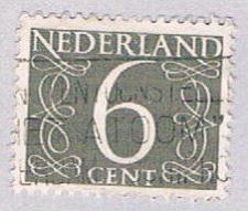 Buy Netherlands 343 Used Numeral 6 1953 (BP3342)