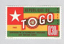Buy Togo 386 MLH Flag 2 1961 (BP73224)