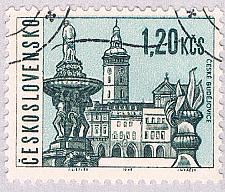 Buy Czechoslovakia Town blue 1k20 2 (AP133802)