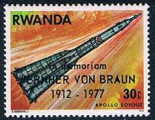 Buy Rwanda 837 Unused Soyuz in space (R0266)+