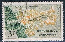 Buy Gabon 157 Used Yellow Cassia ul 1961 (G0307)+