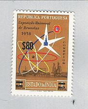 Buy Portuguese India 597 Unused Expo emblem 1 1959 CV 2.25 (BP66715)