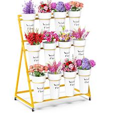 Buy Asee'm Flower Display Stand with Buckets 3Layer Metal Heavy