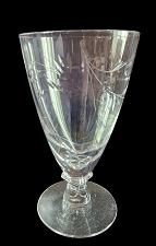 Buy Signed Fostoria port glass Nosegay pattern Hand cut Crystal