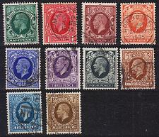 Buy ENGLAND GREAT BRITAIN [1934] MiNr 0175-85 ( O/used ) [02] schöne O, nicely cancelled