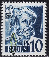 Buy GERMANY Alliiert Franz. Zone [Baden] MiNr 0003 yv I ( **/mnh )