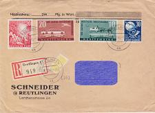 Buy GERMANY Alliiert Franz. Zone [Württemberg] MiNr 0049-50,52 ( Brief ) [01] Misch Bund 