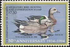 Buy US Scott #RW51 MNH OG XF 7.50 1984 US Federal Duck Stamp CV 12.50