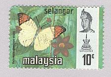 Buy Malaysia Selangor 132 Butterflies Used 1 (BP98321)
