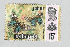 Buy Malaysia Johor 181 Butterflies Used 1 (BP97123)