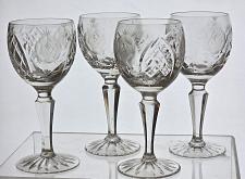 Buy 4 Cut glass Sherry Hungry vega