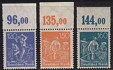 Buy GERMANY REICH [1921] MiNr 0158 ex ( **/mnh ) [03] Platte Oberrand
