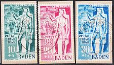 Buy GERMANY Alliiert Franz. Zone [Baden] MiNr 0050-52 I ( O/used ) [01] geprüft