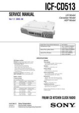 Buy Sony ICF-CD513 Service Manual. by download Mauritron #241578