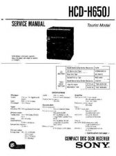 Buy Sony HCD-H650 Service Manual by download Mauritron #241155