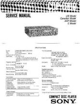 Buy Sony CDP-991 Service Manual by download Mauritron #237250