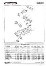 Buy Scalextrix No.323B Subaru Service Sheets by download Mauritron #206400