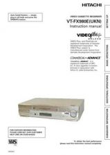 Buy Hitachi VTFX980EUKN EN Manual by download Mauritron #225805