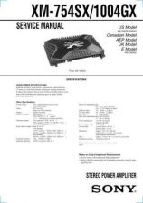 Buy Sony XM-754SX.. Service Manual. by download Mauritron #246022