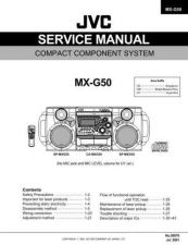 Buy JVC MX-G50 SERVICE MANUAL by download Mauritron #220486