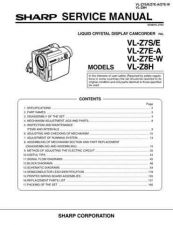 Buy Sharp. VLZ7H602 Service Manual by download Mauritron #211704