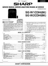 Buy Sharp SGW1CDH-W2CDH -DE-FR(1) Service Manual by download Mauritron #210617