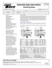 Buy Honeywell Taco Relaysubmittal by download Mauritron #318126