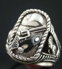 Buy Clayton Moore Last Texas Rangers Silver Bullet tribute sterling silver ring