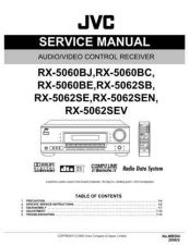 Buy JVC RX-5062SEV Service Manual by download Mauritron #276511