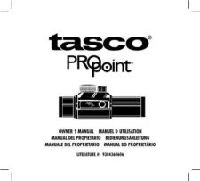 Buy Tasco Pro Point 6lim Operating Guide by download Mauritron #327160