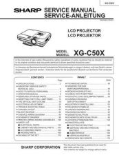 Buy Sharp XGC50X Service Manual by download Mauritron #332927