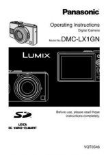 Buy Panasonic DMC-LX1GK Manual by download Mauritron #298864