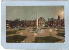 Buy New York Buffalo McKinley Monument At Night Street Scene w/Trolley Car ny_~2588