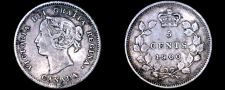 Buy 1900 Canada 5 Cent World Silver Coin - Canada - Victoria - Round O's