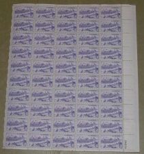Buy US, Scott# 994, three cent Kansas City sheet of 50 stamps