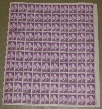 Buy US, Scott# 937, three cent Alfred E. Smith sheet of 100 stamps