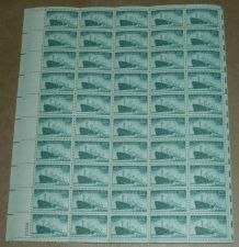 Buy US, Scott# 939, three cent Merchant Marine sheet of 50 stamps