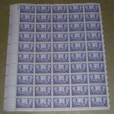Buy US, Scott# 941, three cent Tennessee Statehood sheet of 50 stamps