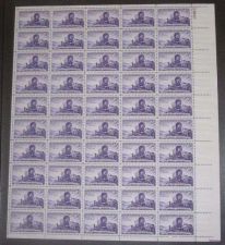 Buy US, Scott# 950, three cent Utah Settlement sheet of 50 stamps