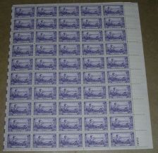 Buy US, Scott# 1003, three cent Battle of Brooklyn sheet of 50 stamps