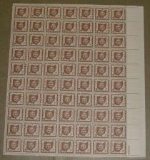 Buy US, Scott# 1018, three cent Ohio Statehood sheet of 70 stamps