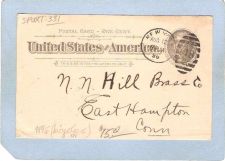 Buy New York Cortland Sport Bicycle Penny Post Card w/Fancy Cancel From Robert~331