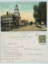 Buy New York Bloomingdale Adirondacks Town Hall Unpaved Road Horses and Wagons~168