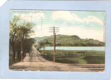 Buy New York Hudson Bay Road & Mount Merino Street Scene w/Rail Road Tracks ny~1225